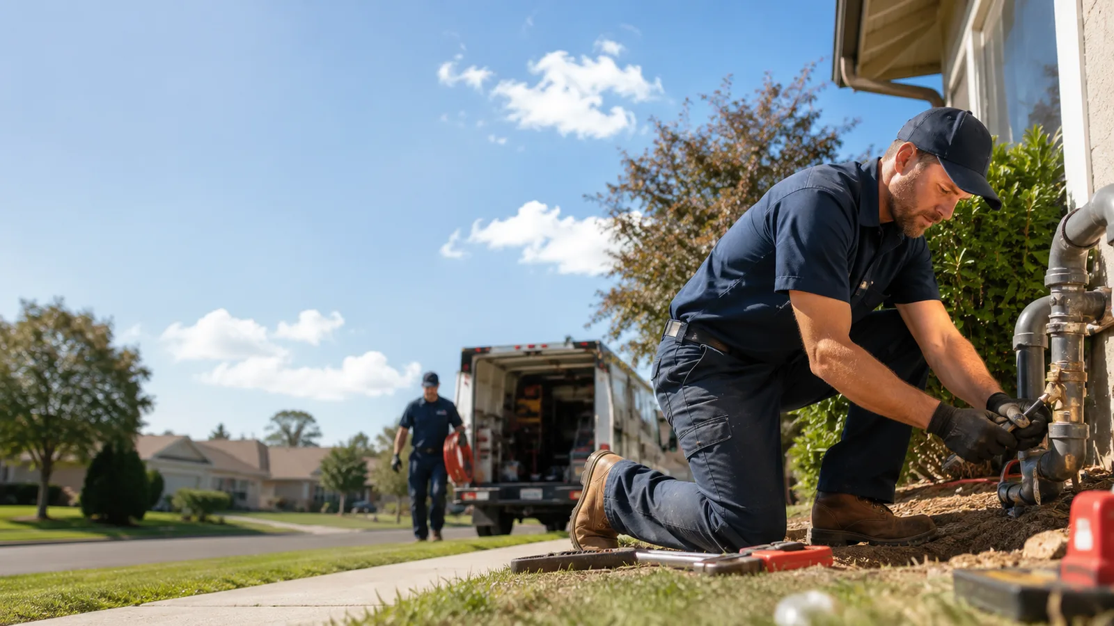 Main Water Line Repair in Oak Hill, NY